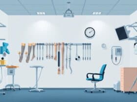 Een flat design van een verwaarloosde orthopedische kliniek in Breda.