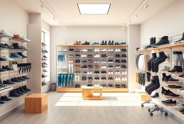 Een orthopedische schoenenwinkel in Eindhoven met diverse producten.