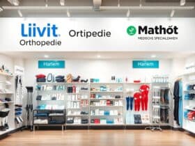 Een winkel in Haarlem gespecialiseerd in orthopedische hulpmiddelen en apparatuur.