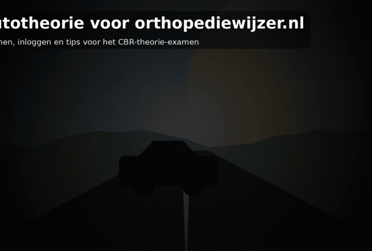 Autotheorie Orthopediewijzer