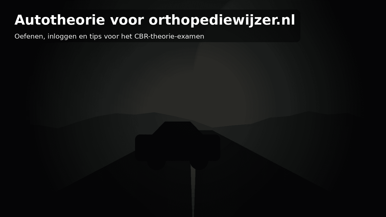 Autotheorie Orthopediewijzer
